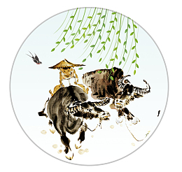 清明节中国风水墨banner