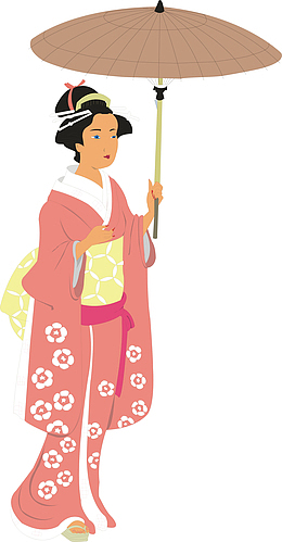 和服女人