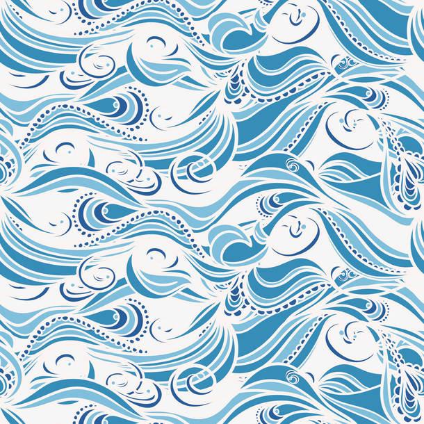 免扣无背景水波纹线条素材免费下载_觅元素