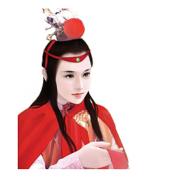 手绘工笔红楼梦人物插画贾宝玉免