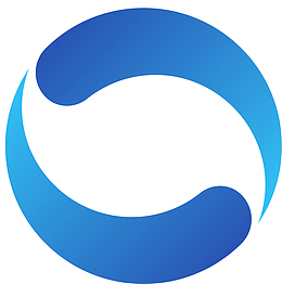 蓝色渐变颜色矢量图标