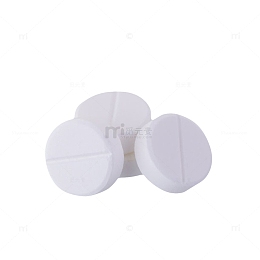 白色治愈层叠相互挨着的西药片实