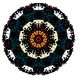 矢量古典装饰花纹图案