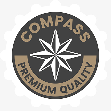 矢量图圆形英文图标