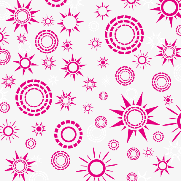 矢量玫红色图形免抠素材免费下载_觅元素51yuansu.com