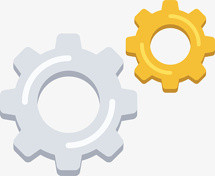 设置图标卡通插画