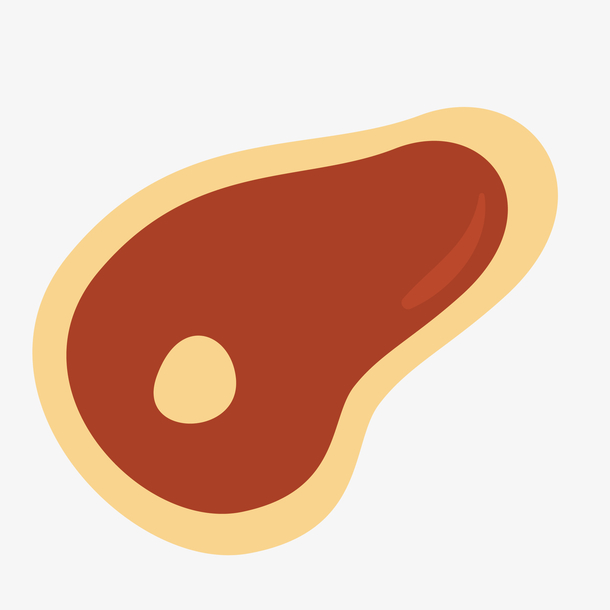 总棕色手绘不规则圆形