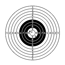 圆形靶子素材图案