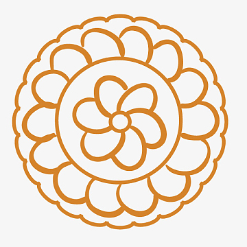 中秋节月饼花纹设计图