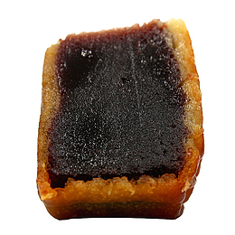 豆沙月饼切块免抠PNG