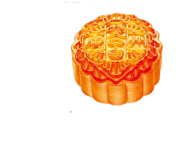 月饼素描月饼图标