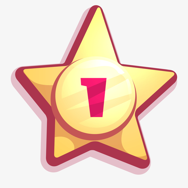 卡通第一名的徽章设计