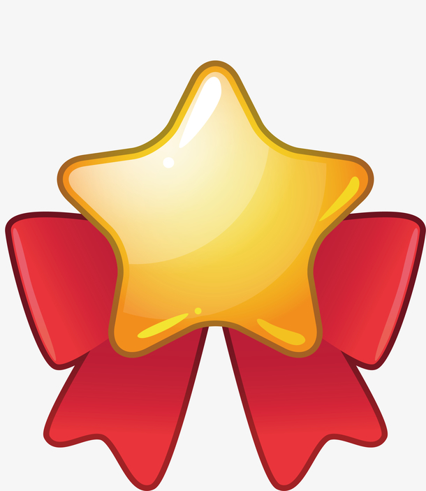 可爱五角星获奖奖章