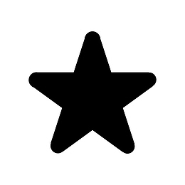 实心星星符号图标