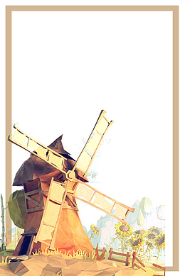 c4d治愈系边框设计