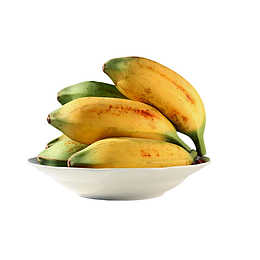 一碟黄色小清新淘宝小米蕉水果免