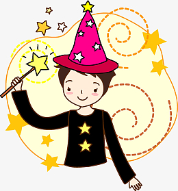 戴节日礼帽的小男孩