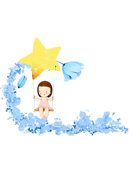 星星可爱女孩