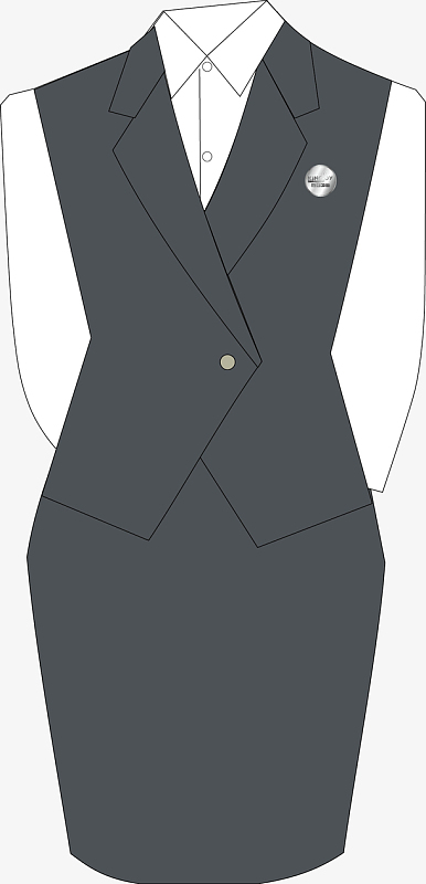 白领西装服装素材图(1443x2164)png矢量职业女性素材图(1070x1605)png