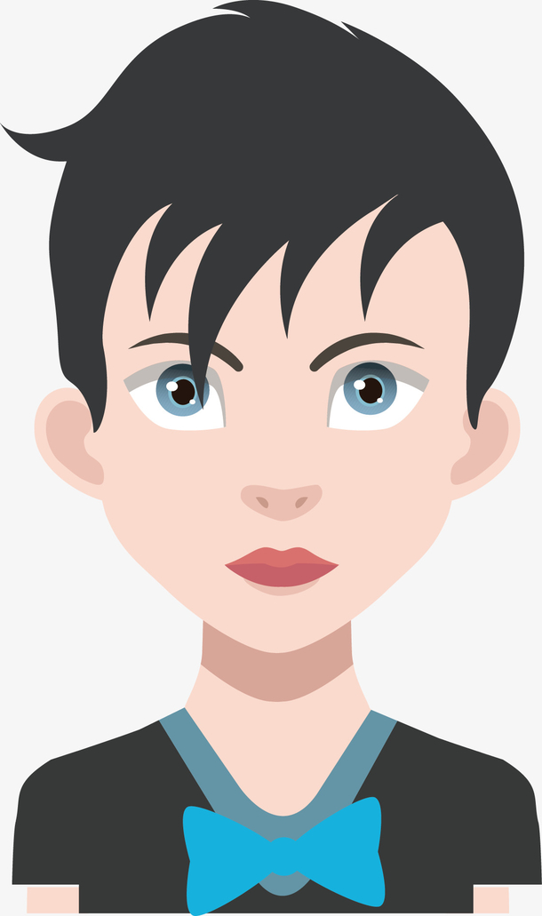 卡通时尚女人矢量图