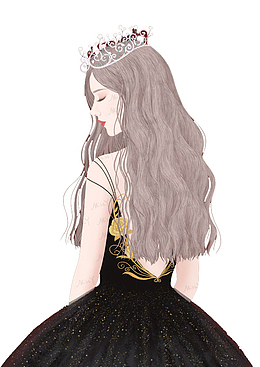 女人美女绘画PNG