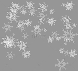 唯美白色雪花