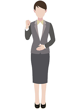 卡通手绘服务员PNG