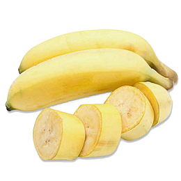 黄色小清新美食小米蕉水果免抠产