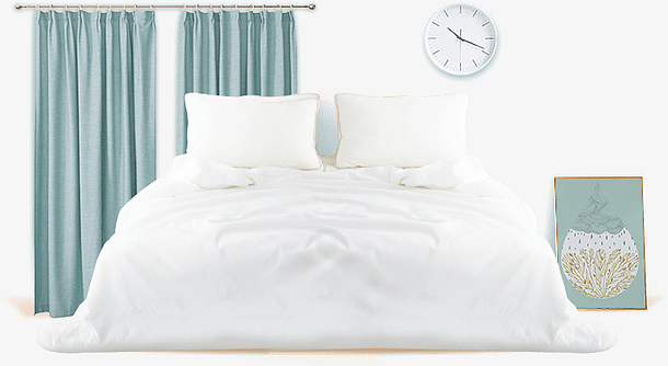 白被子素材_白被子图片元素-觅元素