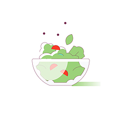水果蔬菜沙拉图标