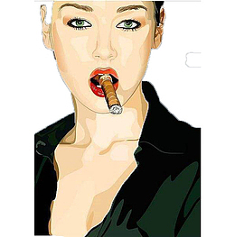 抽烟的女人
