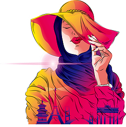 生活在中东地区的女人