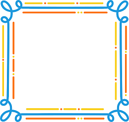 时尚花边边框装饰图案