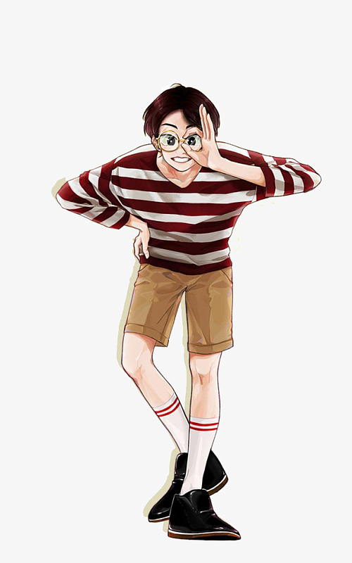 时尚男生素材_时尚男生图片元素-觅元素