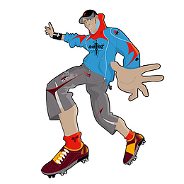滑板男孩