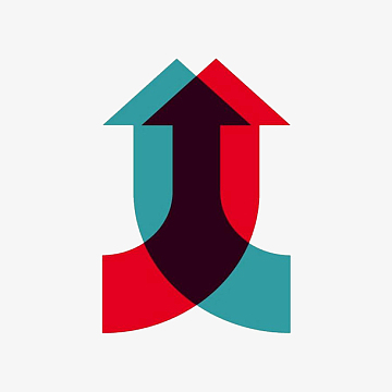 卡通上涨的黑色箭头psd分层(1000x1000)psdpng秋季开学那点事宣传推广