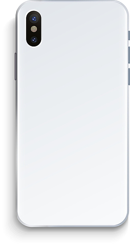 时尚手绘iPhoneX型号产品实物