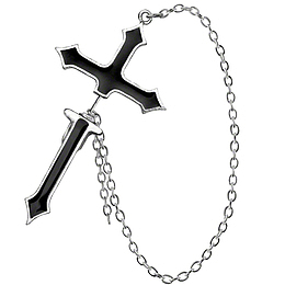 日韩版十字架耳钉