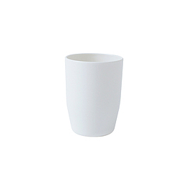产品实物白色牙杯