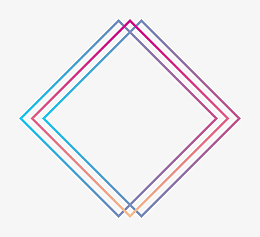 菱形几何装饰边框