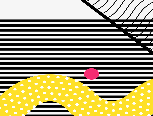 波普艺术线条装饰图案