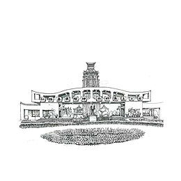 学校的厦门手绘免扣png