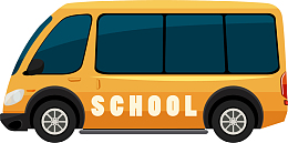 开学季黄色学校大巴车