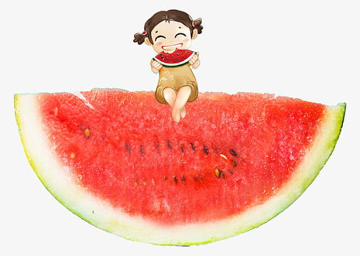 夏季西瓜促销海报