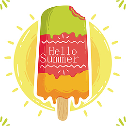 创意夏季雪糕设计