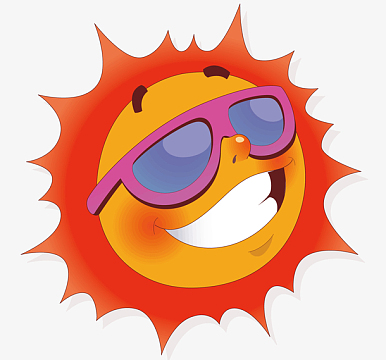 阳光卡通图片_阳光卡通素材_觅元素