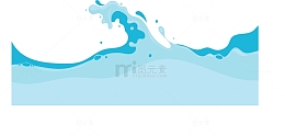 破涛汹涌的翻滚浪花