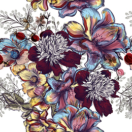 矢量鲜花