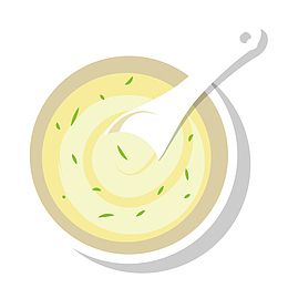 碗装食物汤图案图案