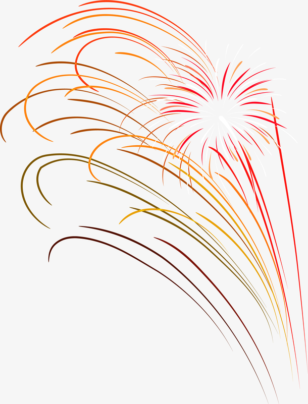 小清新多彩烟花素材免费下载_觅元素